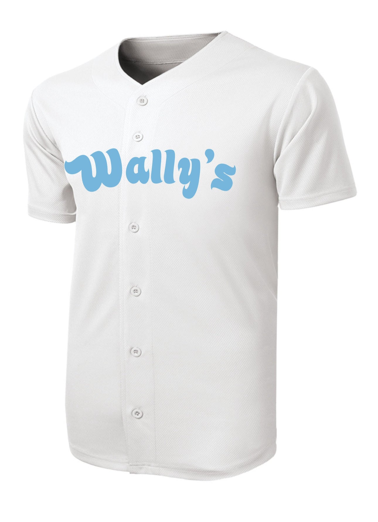 Jersey White with Carolina Blue