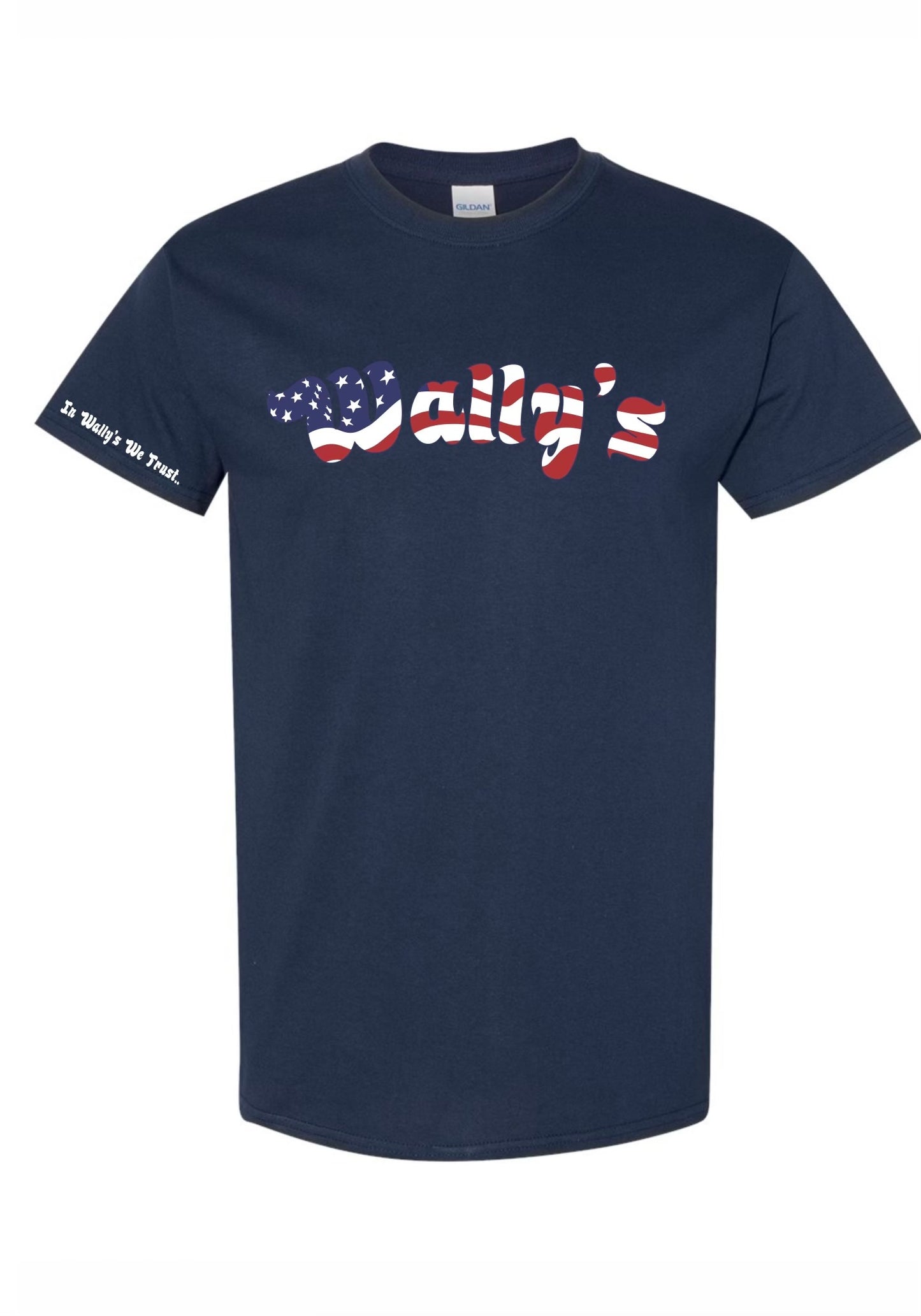 In Wally's We Trust TShirt Navy