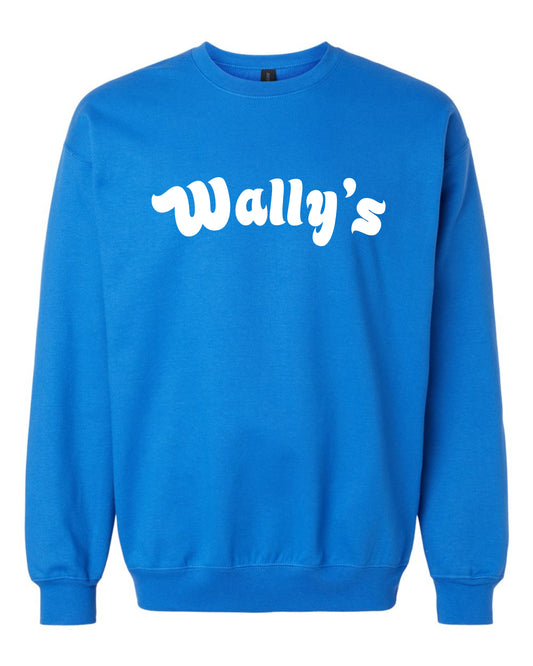 Crewneck Sweatshirt Royal Blue with White