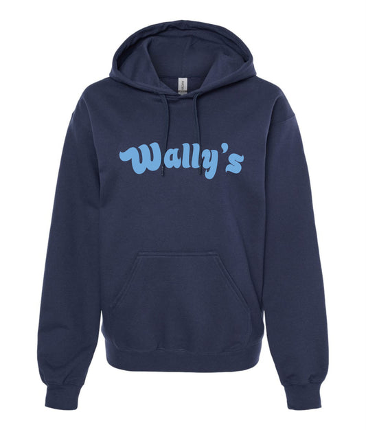 Hoodie Sweatshirt Navy with Carolina Blue